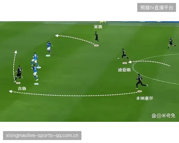 AC米兰通过团队配合完成多次推进，前场选择增加的战术解码